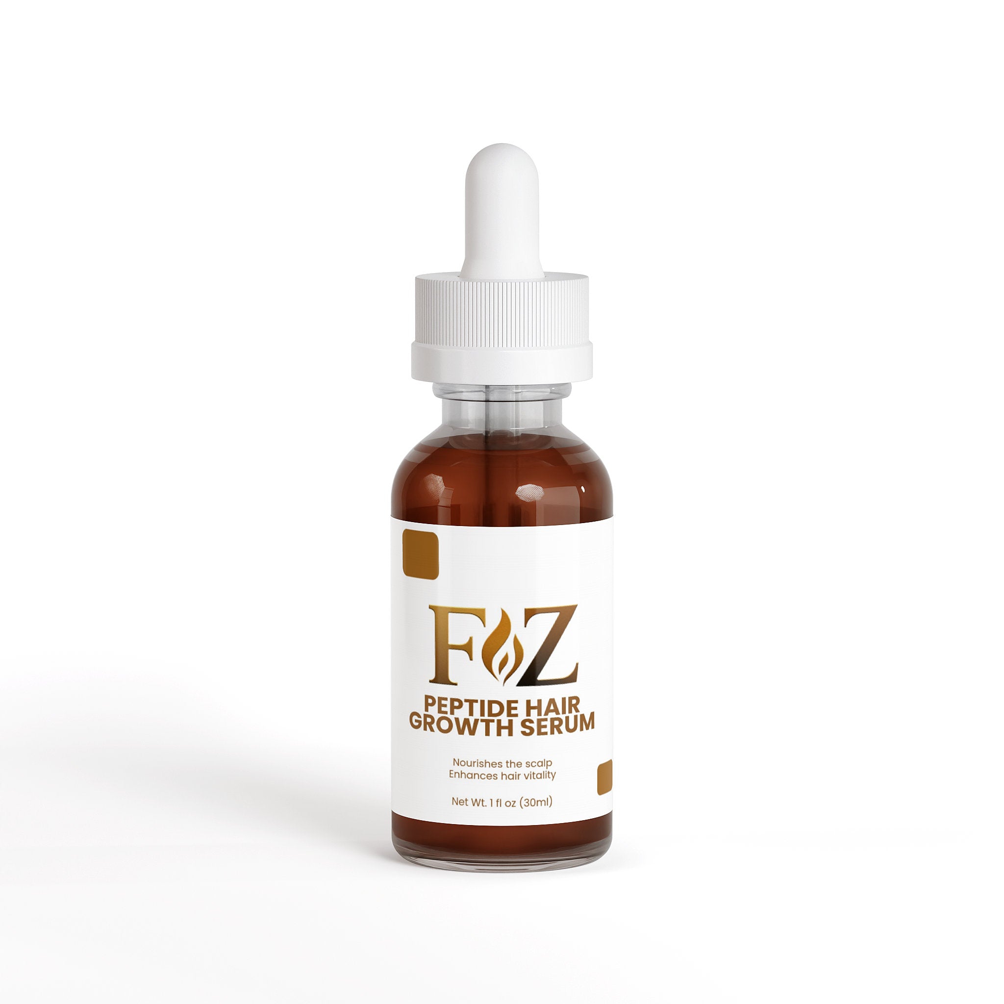 Fapzlee Peptide Hair Growth Serum | Multi Peptide Hair Growth & Hair Regrowth Serum 30ml