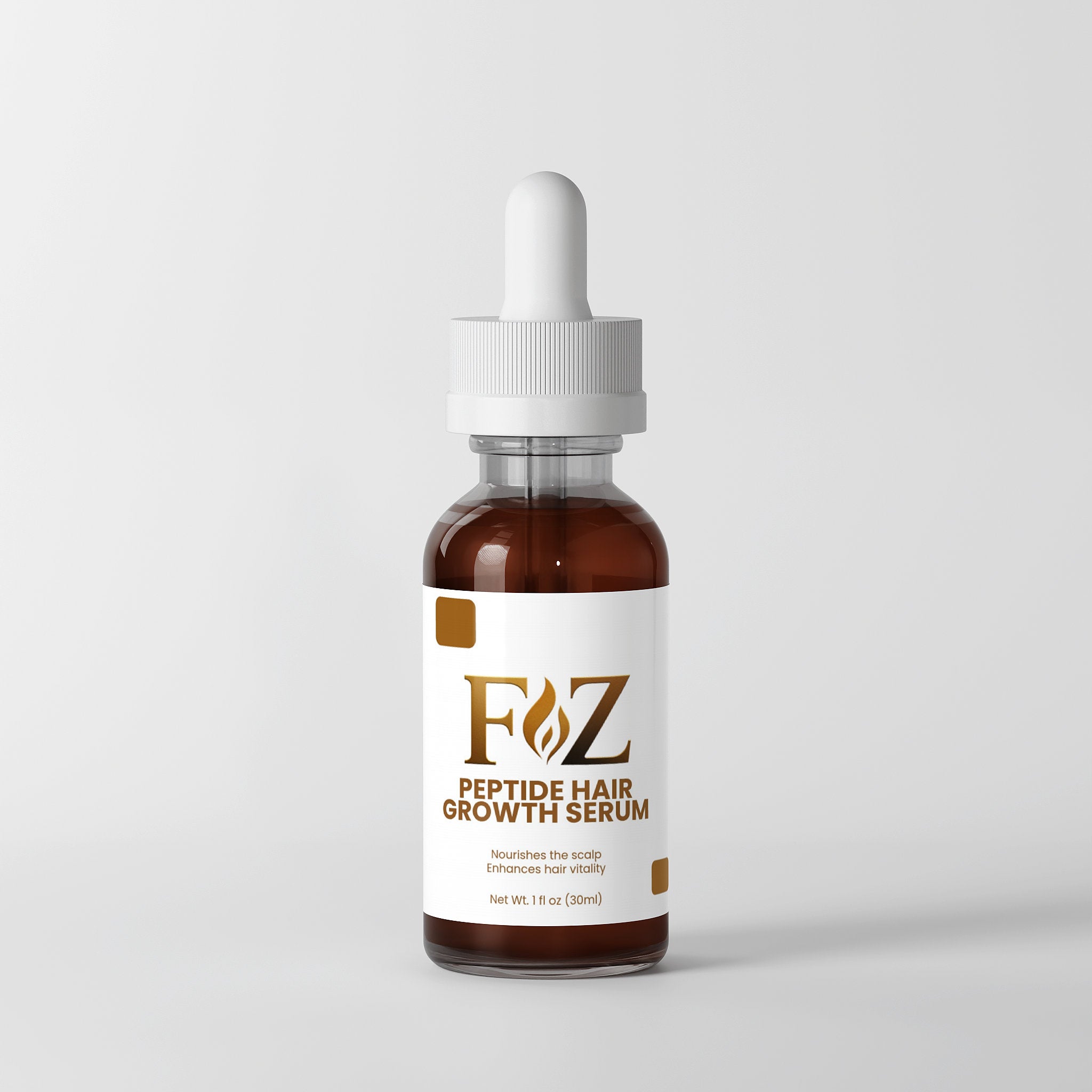 Fapzlee Peptide Hair Growth Serum | Multi Peptide Hair Growth & Hair Regrowth Serum 30ml