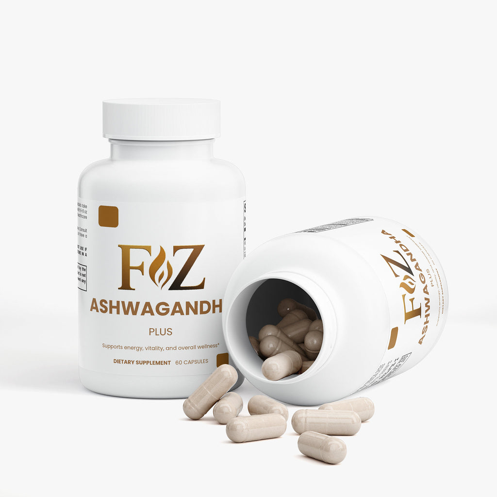 Fapzlee Ashwagandha Plus with Maca Root, Panax Ginseng, 60 Capsules