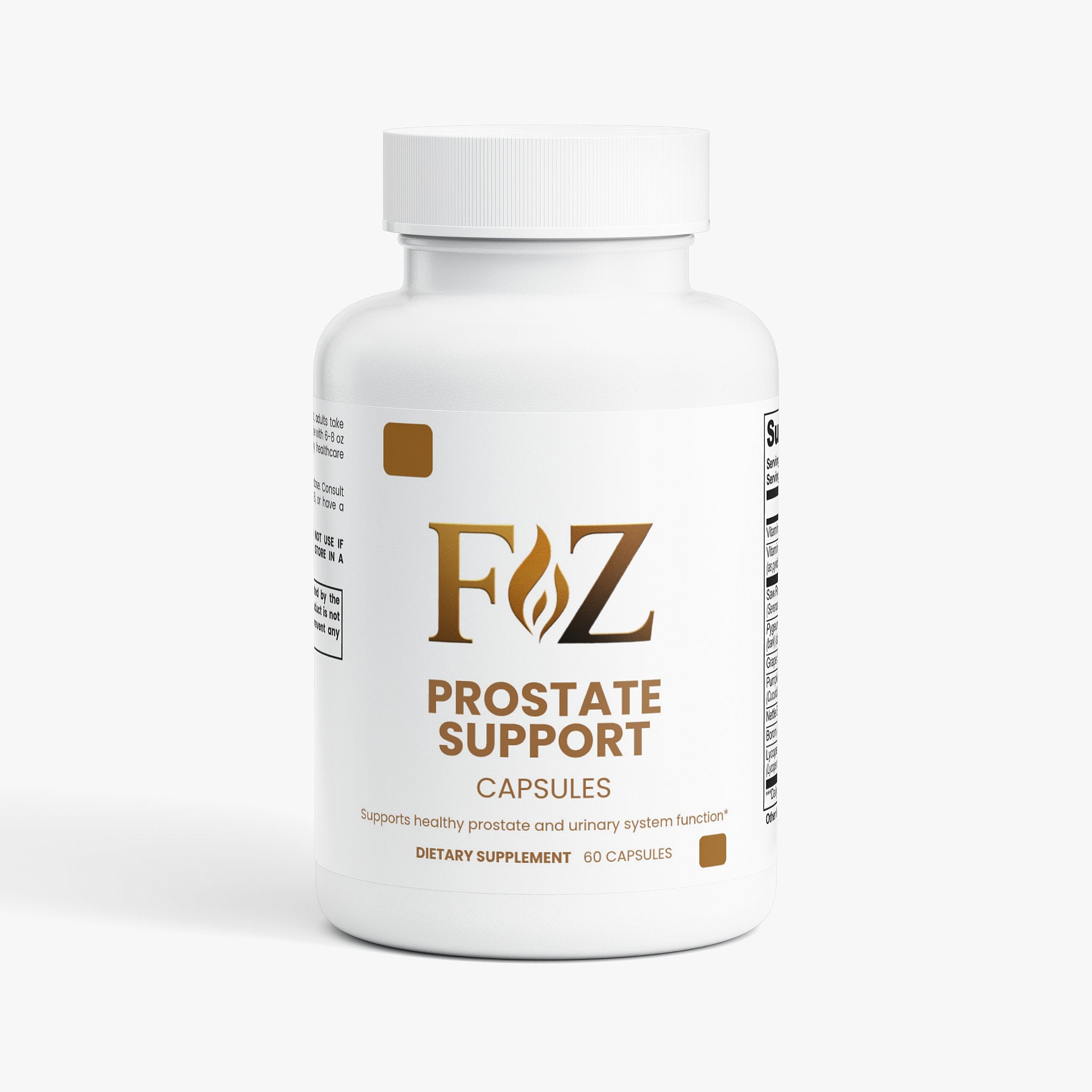 Fapzlee Prostate Support Supplement | Saw Palmetto Formula | 60 Capsules