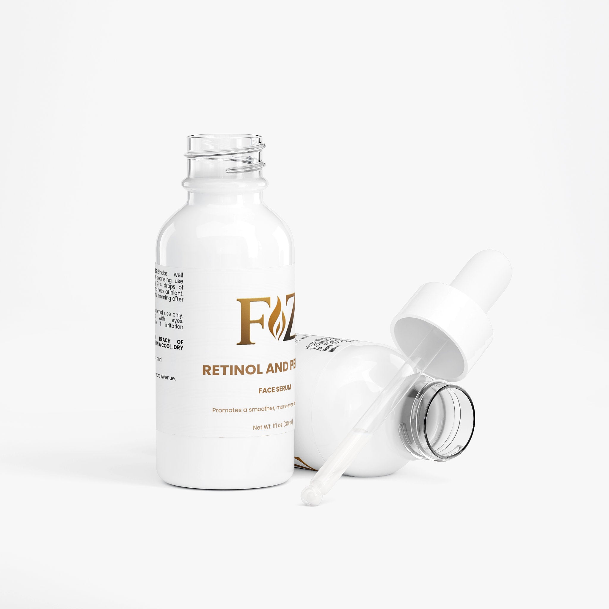 Fapzlee Retinol & Peptide Face Serum | Anti-Aging Formula 30ml