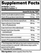 Fapzlee Prostate Support Supplement | Saw Palmetto Formula | 60 Capsules