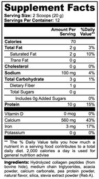 Fapzlee Grass-Fed Collagen Creamer Vanilla | Collagen Peptides Coffee Creamer 240g