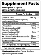 Fapzlee Horny Goat Weed Blend | 60 Capsules
