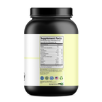 Absolute Whey Vanilla supplement facts label, 25g protein per scoop