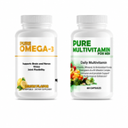 Brain Health Support Bundle: Multivitamins + Omega-3 — Cognitive & Nervous System Care