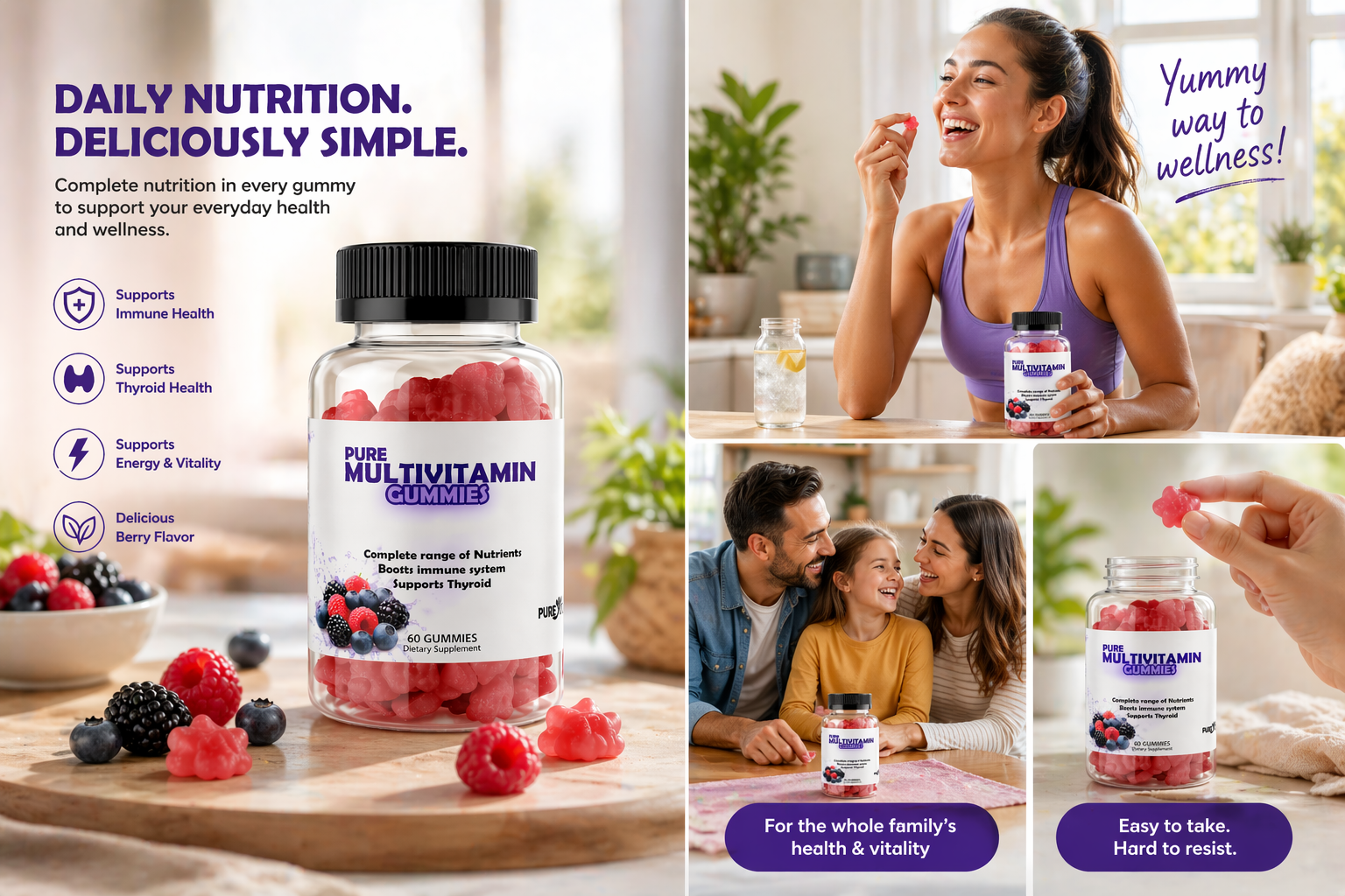 best chewable multivitamin gummies for men and women