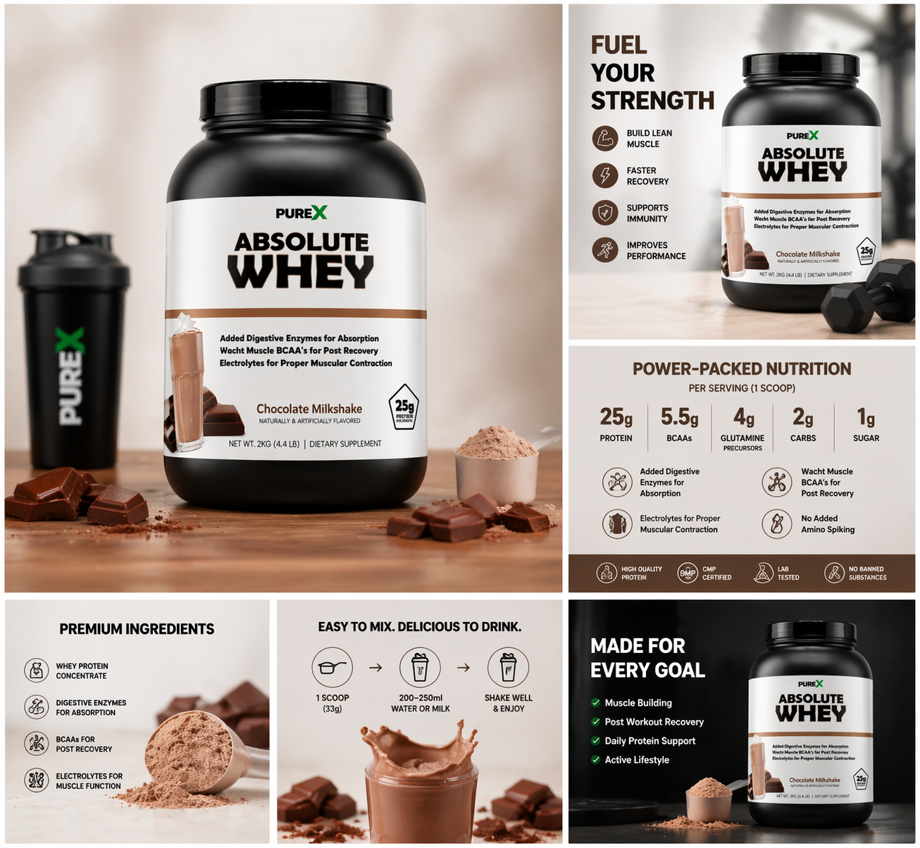 high protein low carb protein powder chocolate whey supplement jar