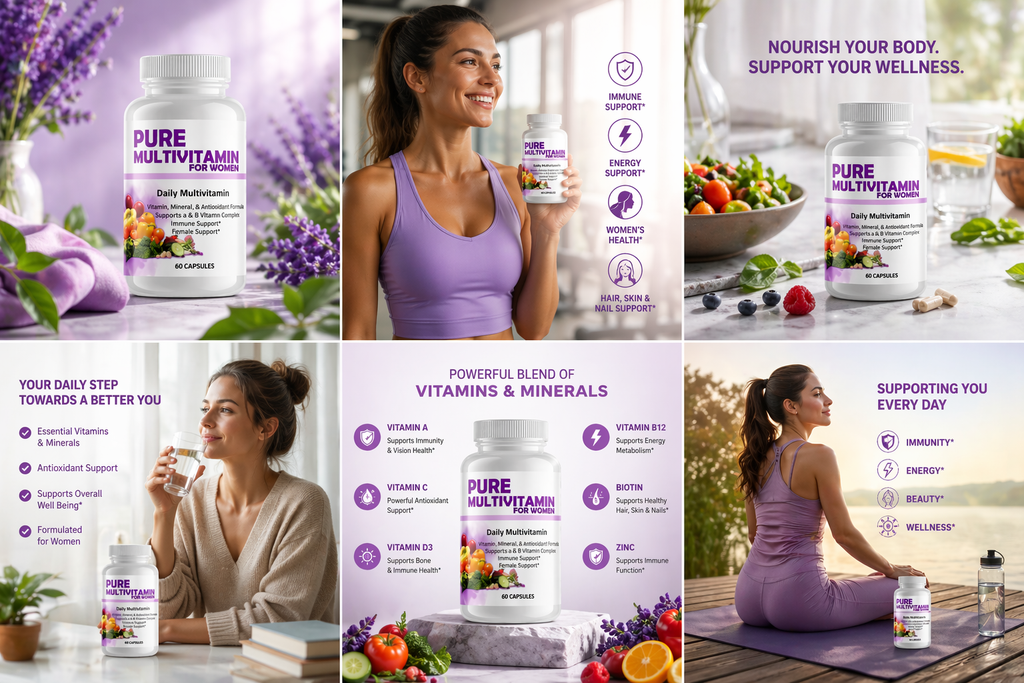 women’s multivitamin with iron energy and immunity support