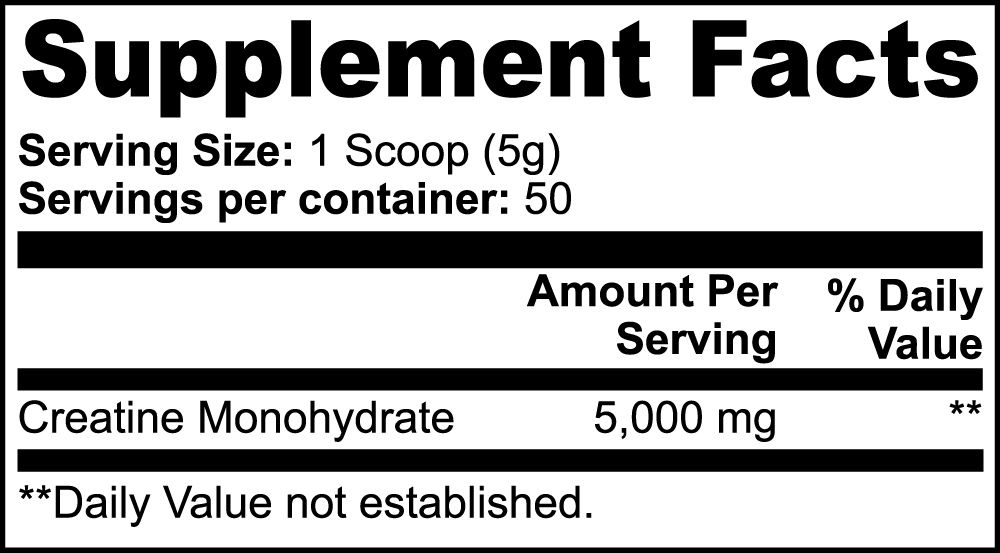 Fapzlee Creatine Monohydrate powder with scoop