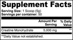 Fapzlee Creatine Monohydrate powder with scoop