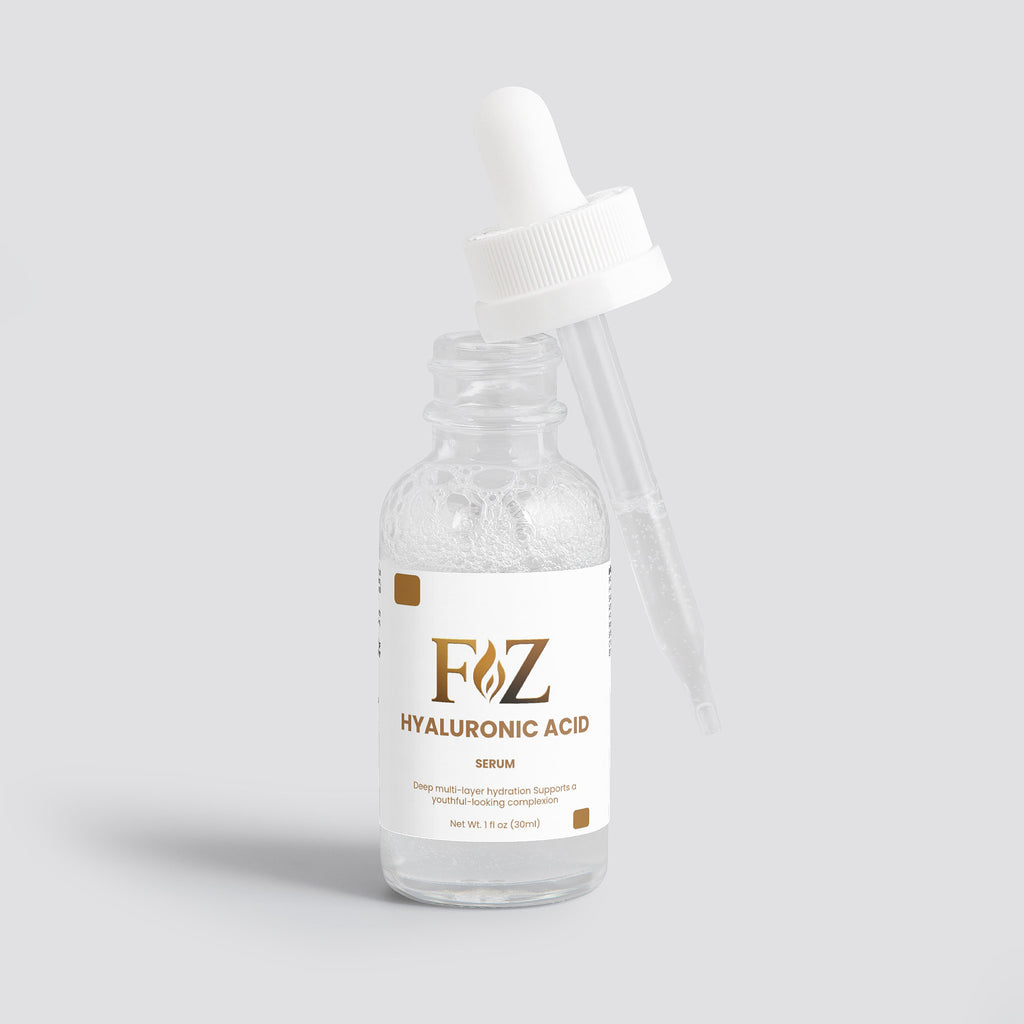 Fapzlee Hyaluronic Acid Serum bottle and dropper