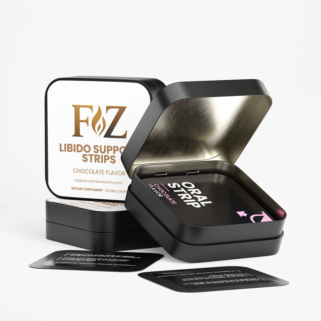 Fapzlee Libido Support Strips supplement facts label