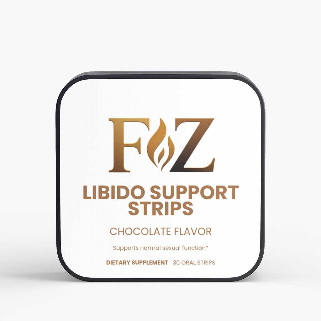 Fapzlee Libido Support Strips tin with shilajit and cordyceps