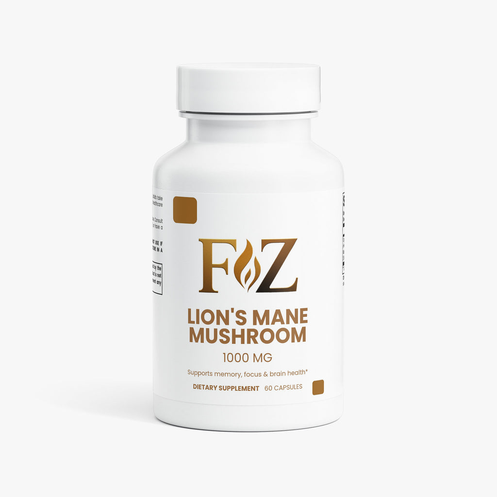 Fapzlee Lion's Mane Mushroom Supplement bottle