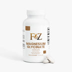 Fapzlee Magnesium Glycinate bottle with capsules
