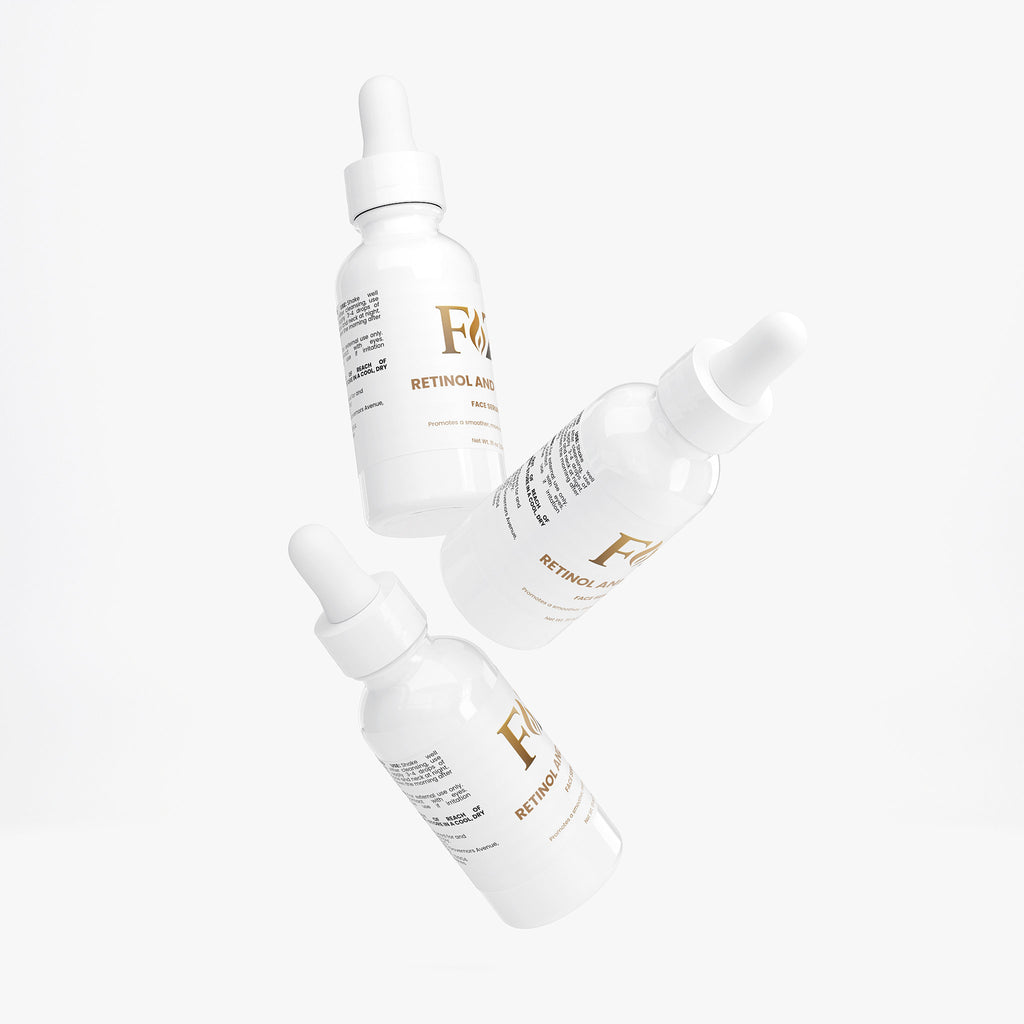 Fapzlee Retinol & Peptide Face Serum ingredient label