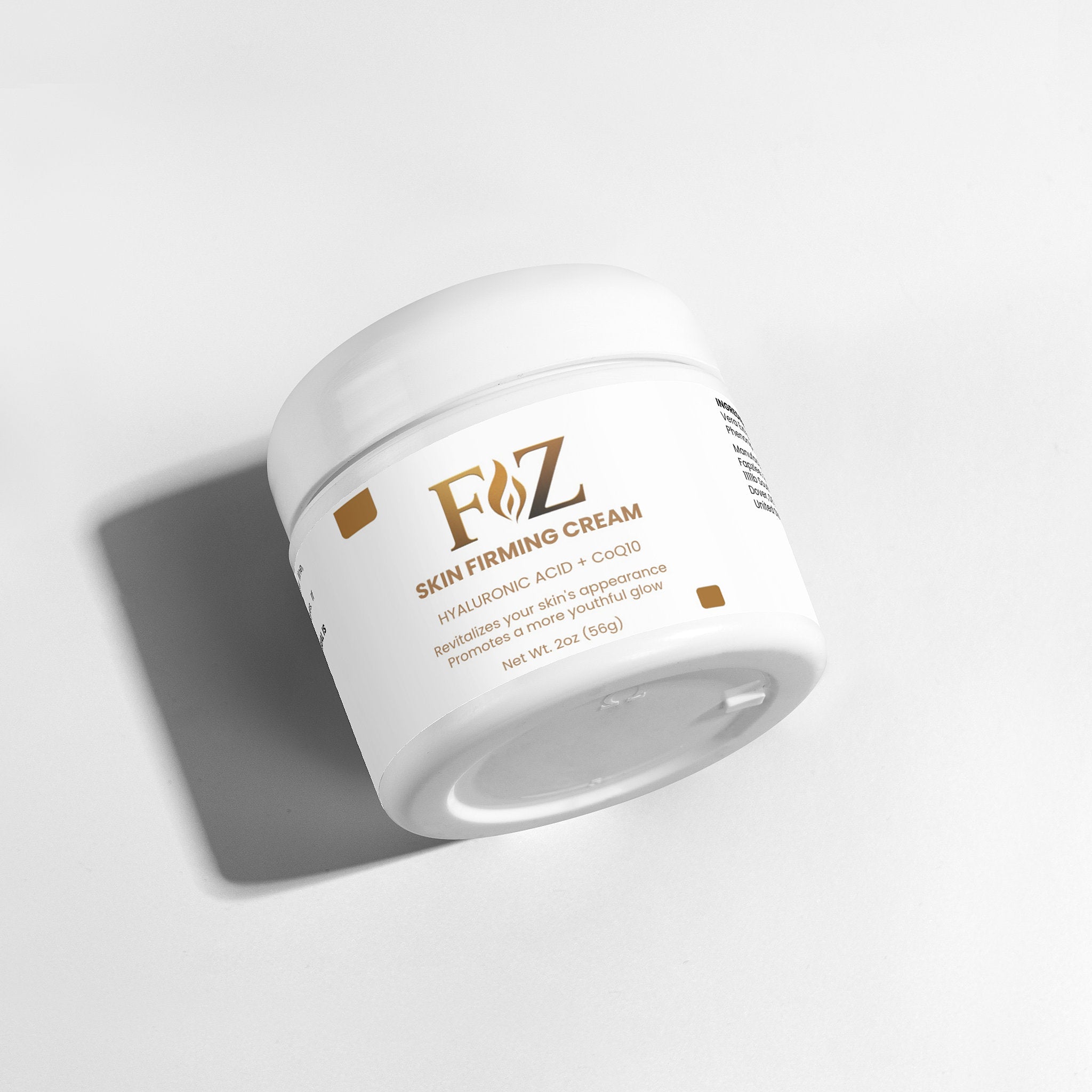 Fapzlee Skin Firming Cream jar closed lid