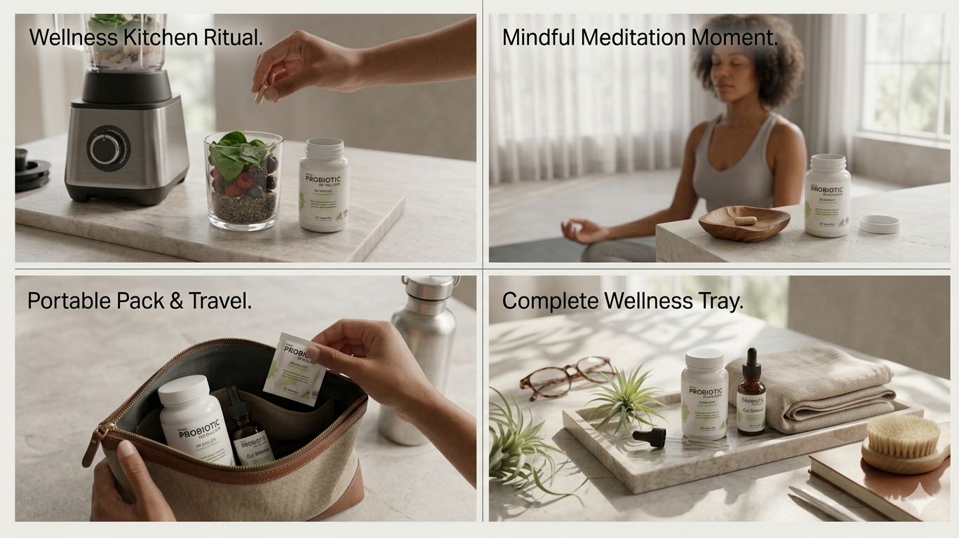 pure natural food probiotics gut health formula