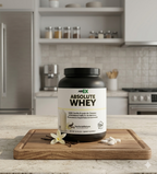 absolute whey protein vanilla high performance muscle growth supplement