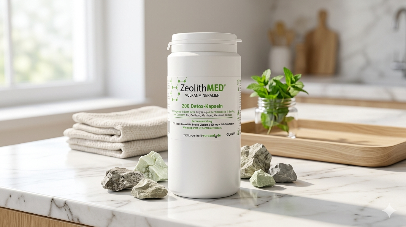 zeolite med detox capsules 200 count natural cleansing supplement