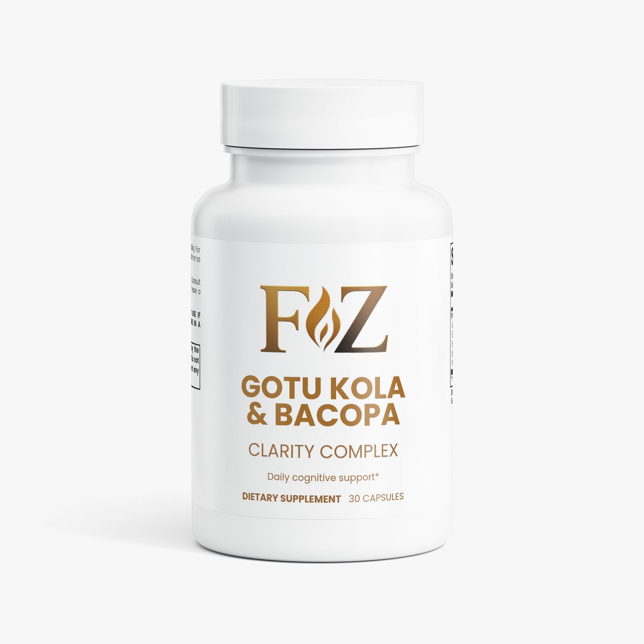 Gotu Kola & Bacopa Clarity Complex bottle with capsules