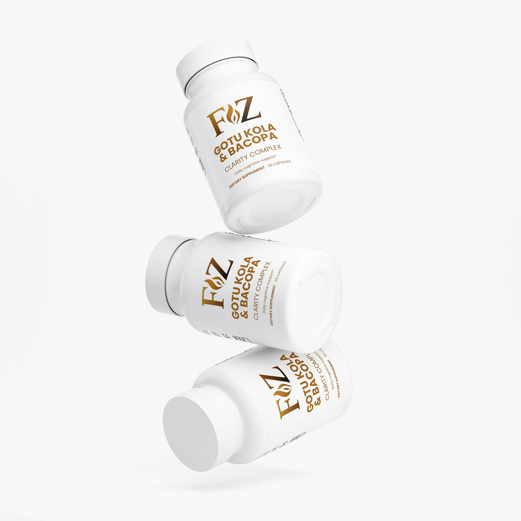 Gotu Kola and Bacopa nootropic capsule close-up