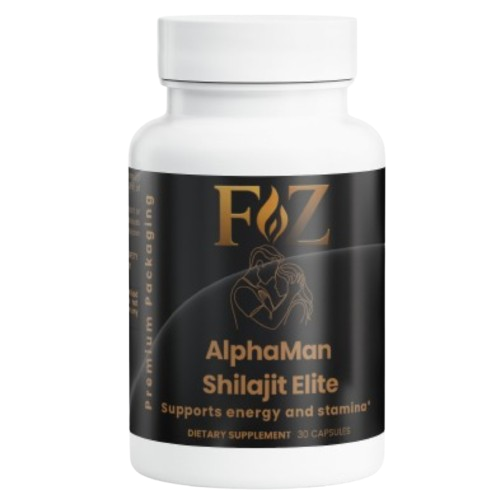 AlphaMan Shilajit Elite | Shilajit with Ashwagandha, Tongkat Ali & Sea Moss